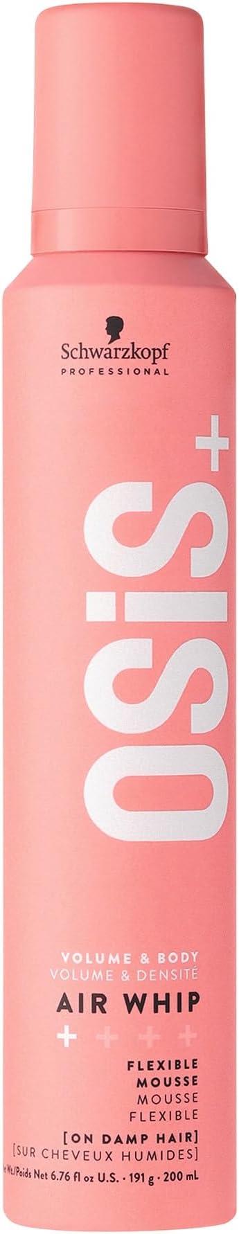 Schwarzkopf Osis Volume Body Air Whip Flexible Mousse Esnek 200 ml Saç Şekillendirici Köpük
