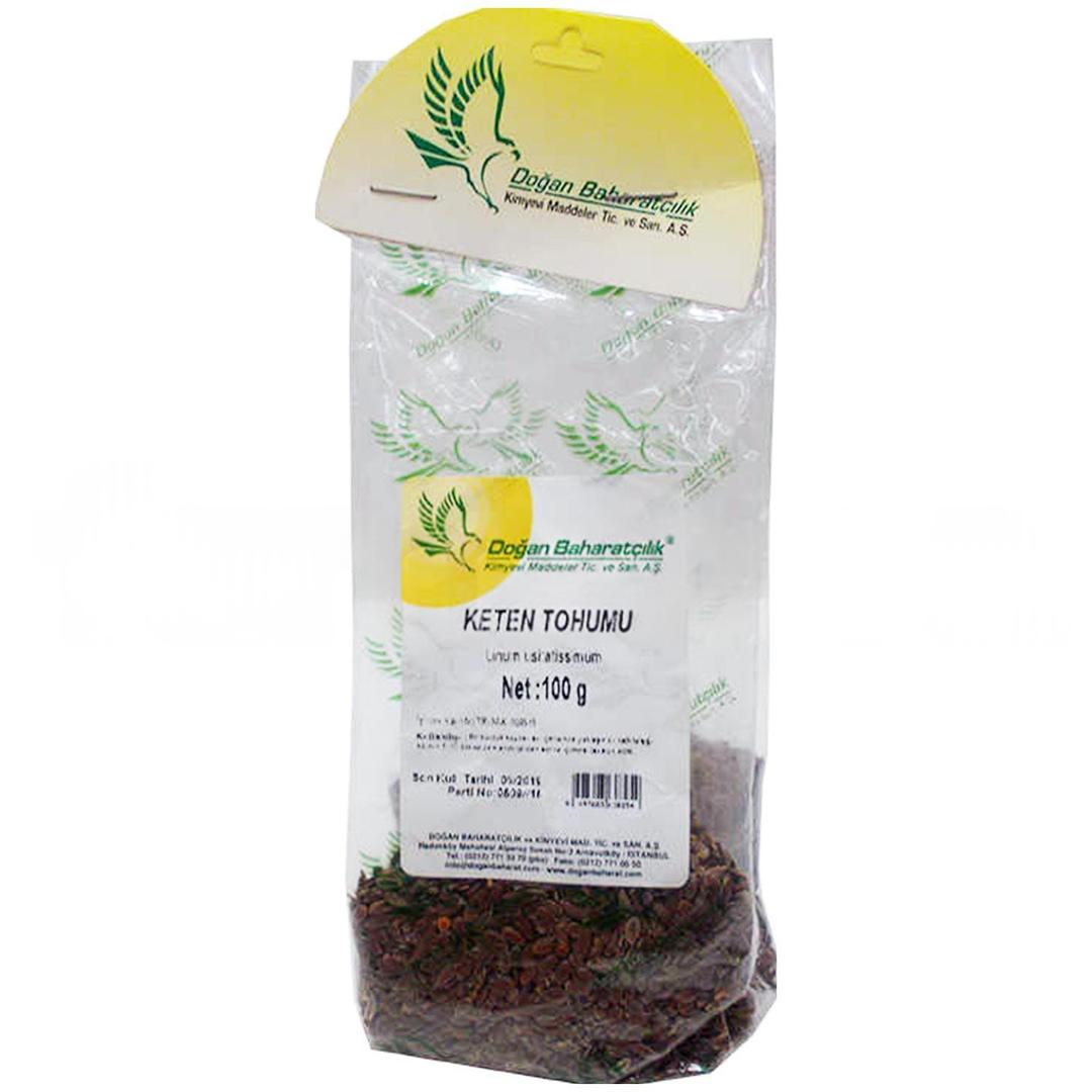Doğan Baharatçılık Keten Tohumu Bezir Tohumu 100 gr Paket