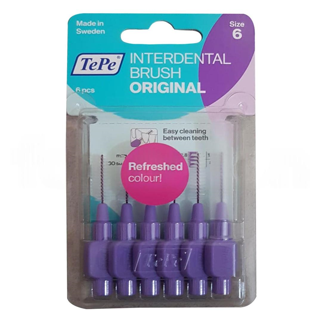 Tepe Interdental Brush Original 1.1mm Mor 6lı