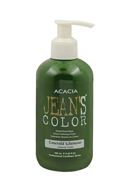 Acacia Jeans Color Zümrüt Yeşili Saç Boyası Balyaj