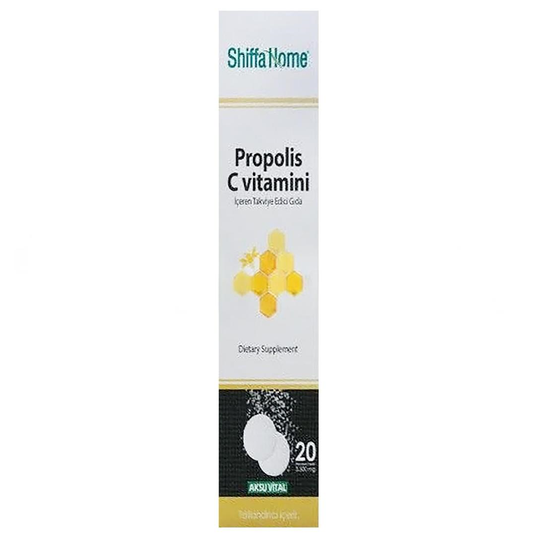 Shiffa Home Propolis Vitamin C 20 Efervesan Tablet