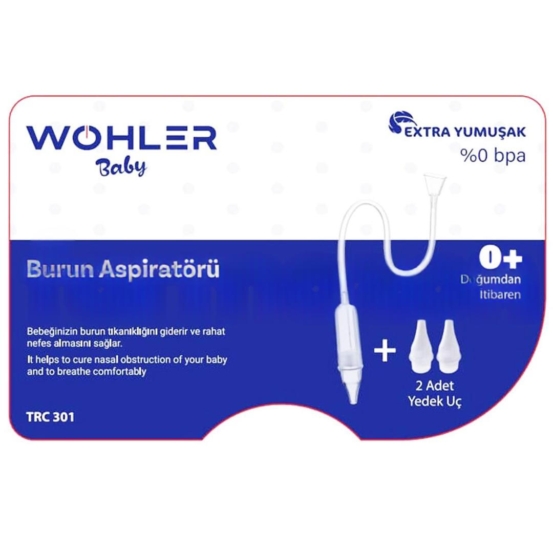 Wohler Baby Burun Aspiratörü + 2 Adet Yedek Uç