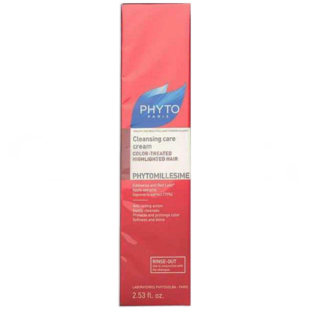 Phyto Phytomillesime Cleansing Care Cream Bakım Kremi Boyalı ve İşlem Görmüş Saçlar İçin Temizleyici 75 ml