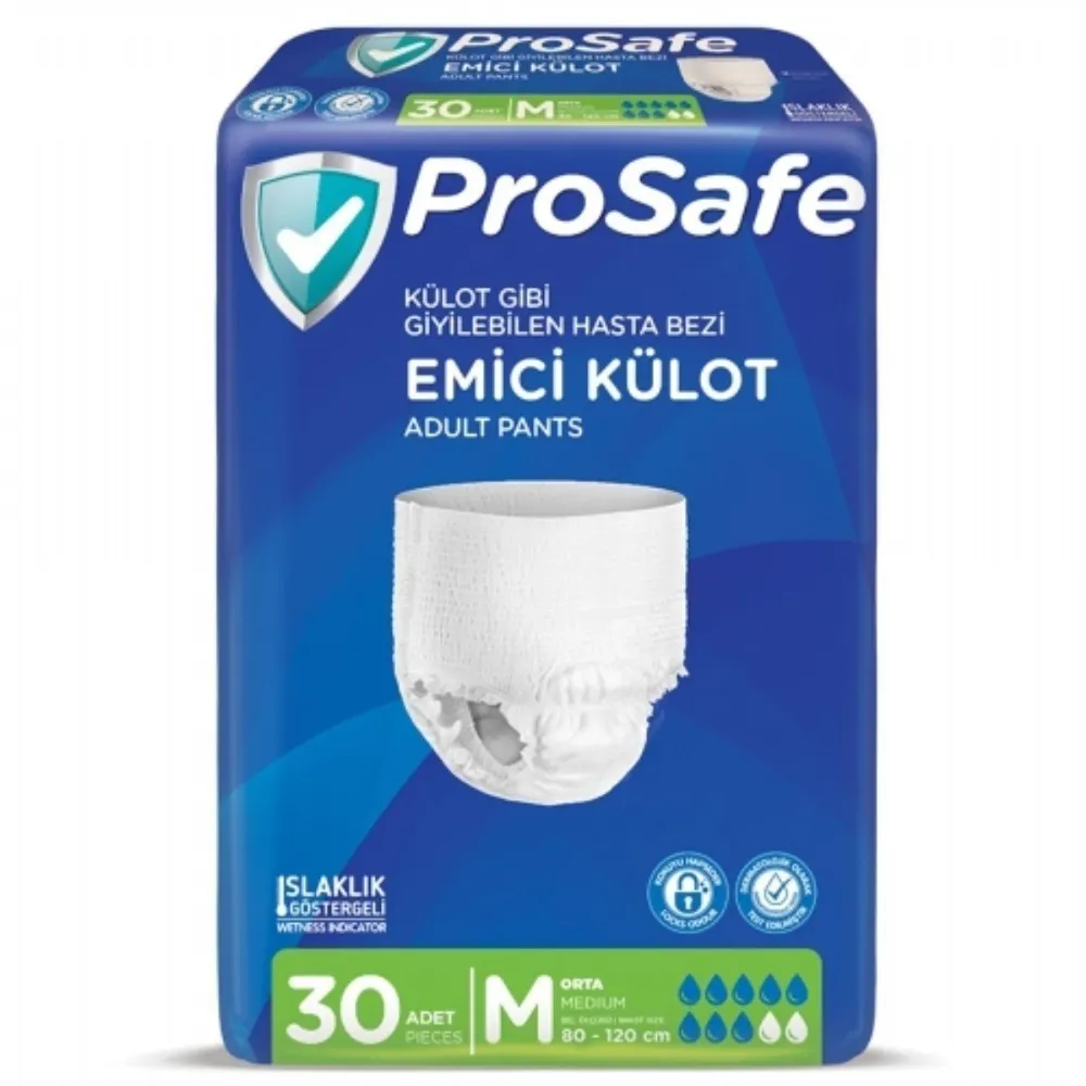 HASTA BEZI PROSAFE PHARMA EMICI KULOT MEDIUM 30 LU