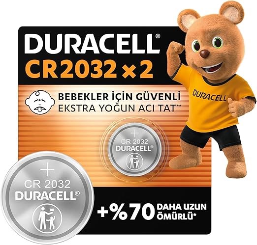 DURACELL DUGME PIL 2LI 3 VOLT 2032