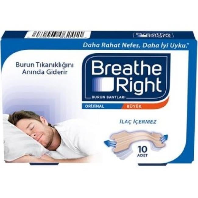 BREATHE RIGHT BURUN BANDI BÜYÜK 10 ADET