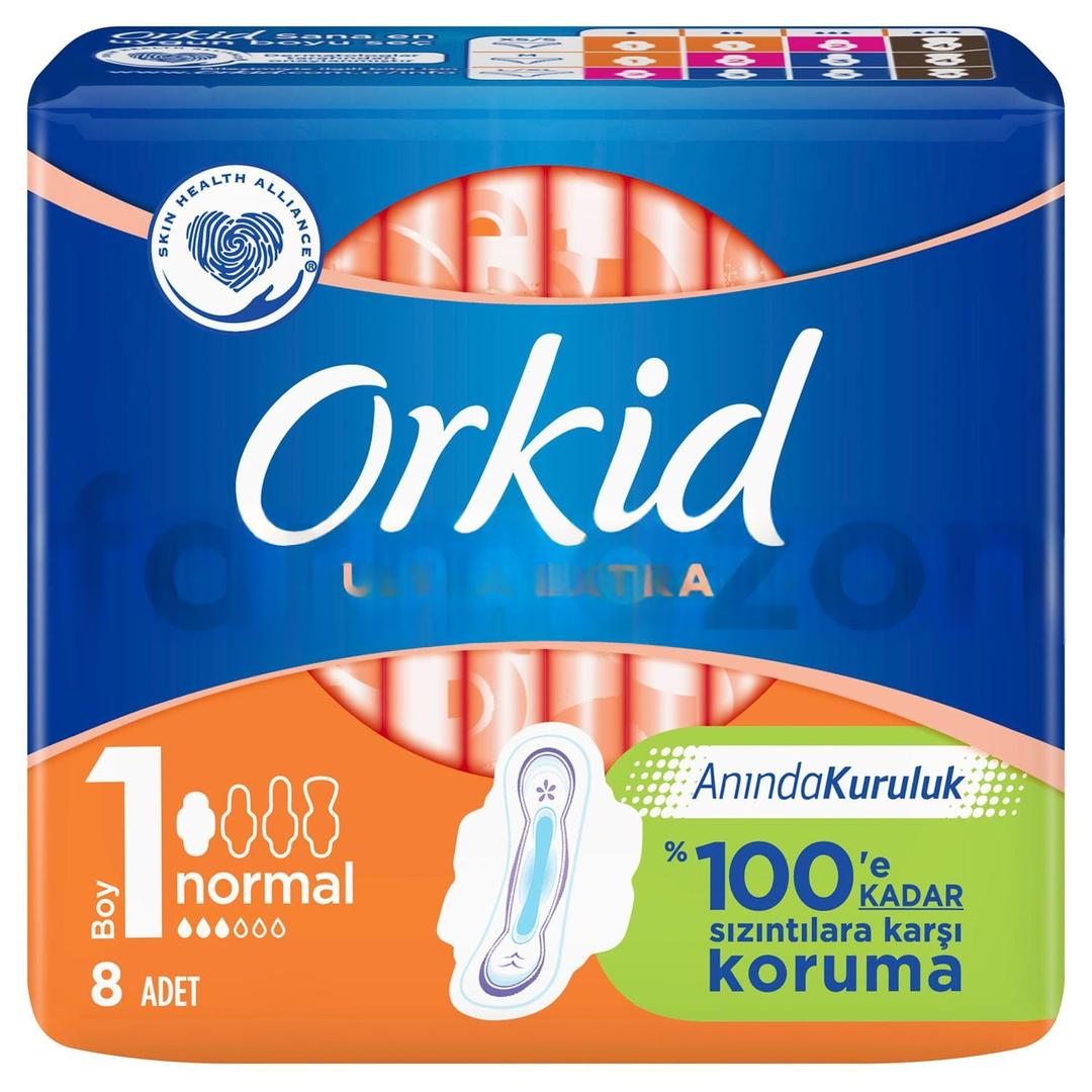 Orkid Ultra Extra Hijyenik Ped Normal 8li