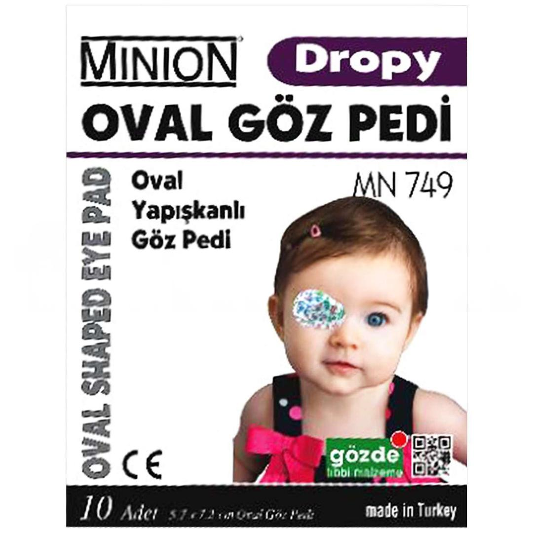 Minion Dropy Göz Pedi Çocuk 10lu