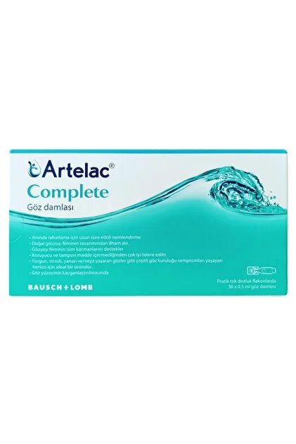 Bausch & Lomb Artelac Complete 30 x 0,5 ml Göz Damlası