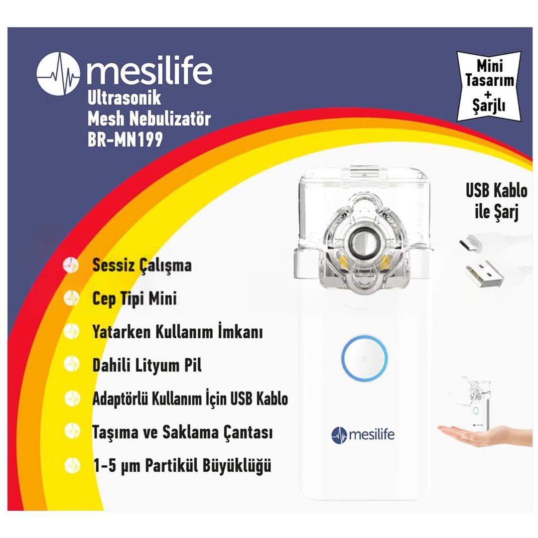 Mesilife BR-MN199 Mesh Cep Tipi Nebulizatör