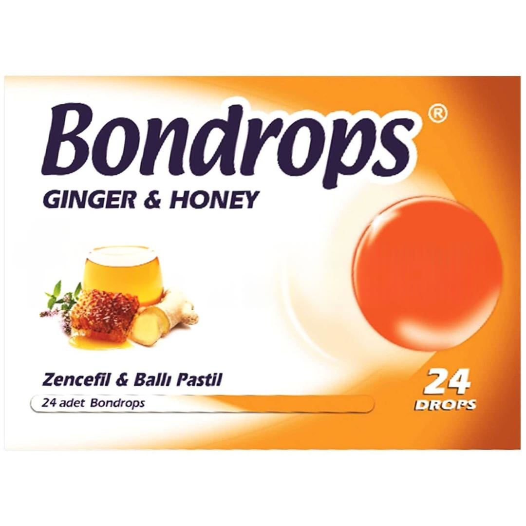 Bondrops Zencefil Ballı 24 Pastil