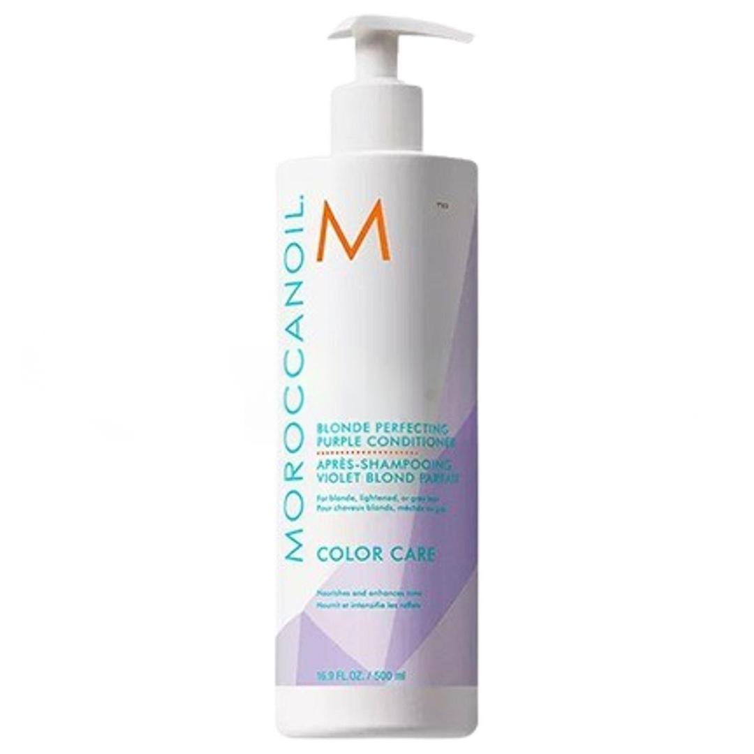 Moroccanoil Color Care Blonde Perfecting Purple Conditioner Sarı Saçlar İçin Mor Saç Kremi 500 ml