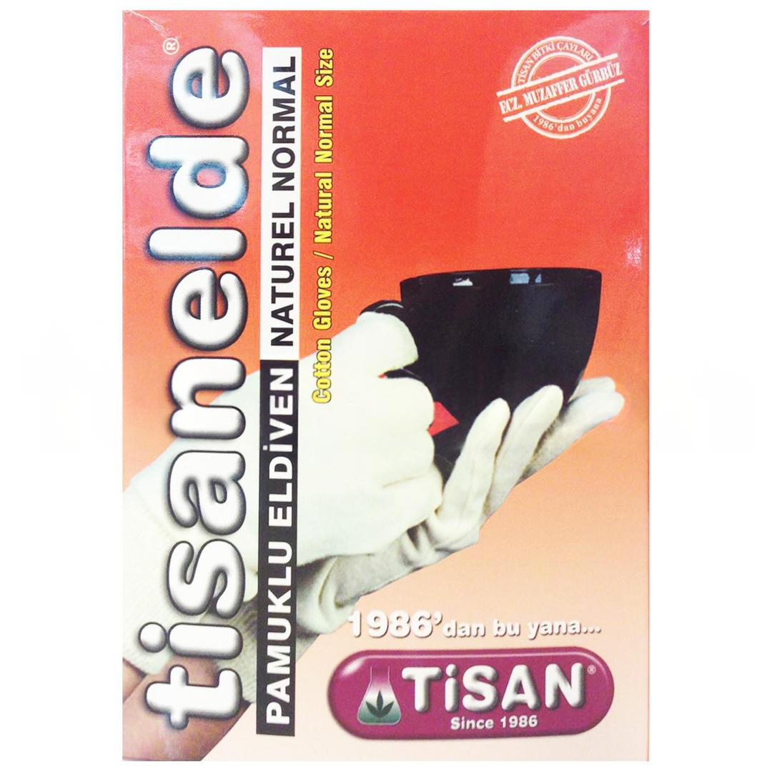 Tisanelde Pamuklu Eldiven Natuel Normal