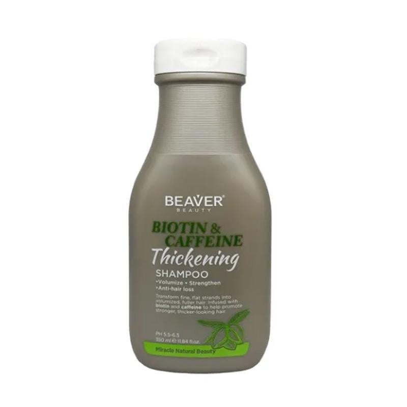Beaver Biotin and Caffeine Thickening Shampoo 350 ml