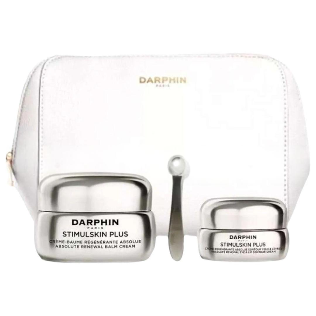 Darphin Stimulskin Set - Renewal Cream 50 ml + Stimulskin Plus Eye Cream 15 + Beyaz Makyaj Çantası Hediye