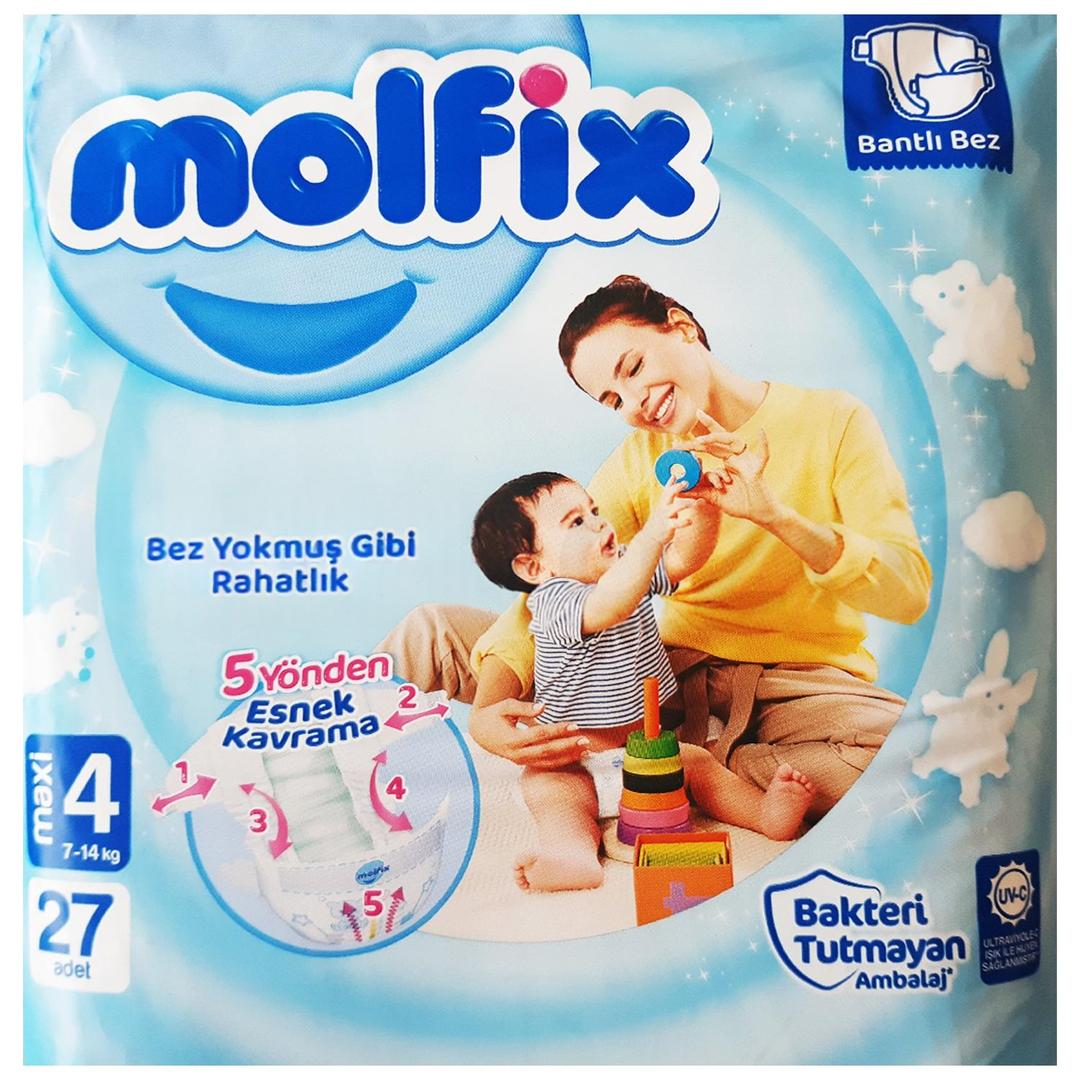 Molfix Maxi Bebek Bezi No: 4 27li