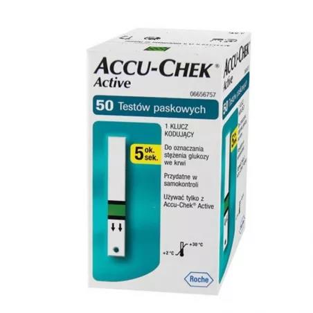 Accu-Chek Active Strip Şeker Ölçüm Test Şeridi 50li