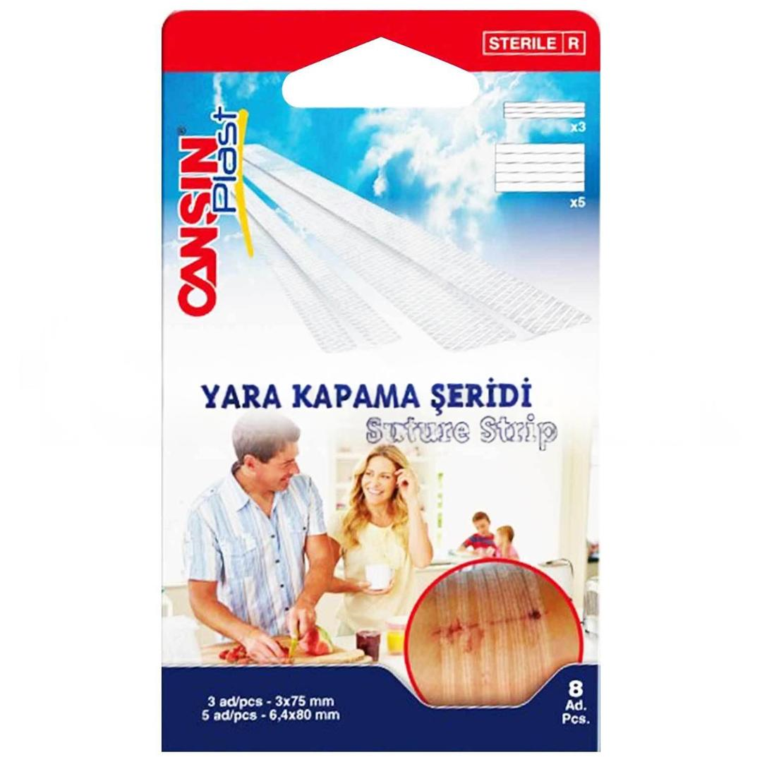 Cansınplast Yara Kapama Şeridi 8li
