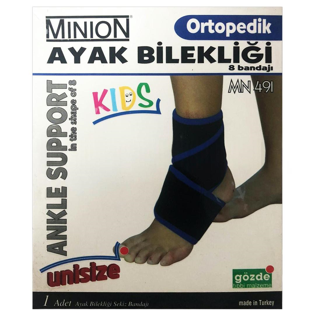 Minion Ayak Bilekliği 8 Bandajı Çocuk - Standart Size