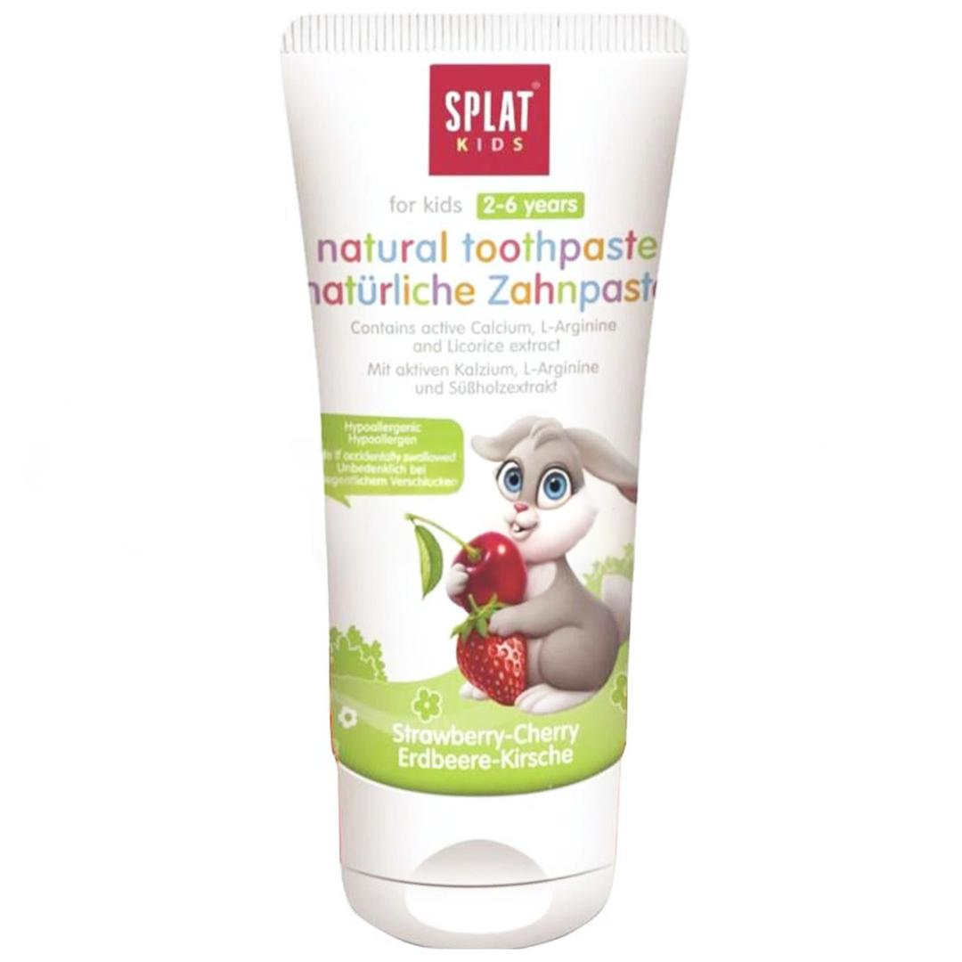 Splat Kids Çilek-Kiraz Tadında 2-6 Yaş Arası Doğal Diş Macunu 50 ml - Eski Ambalaj