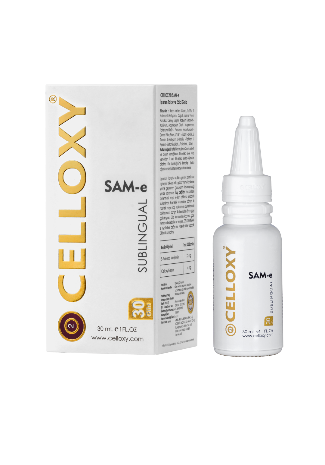 Celloxy Sam-e 30 ml Damla