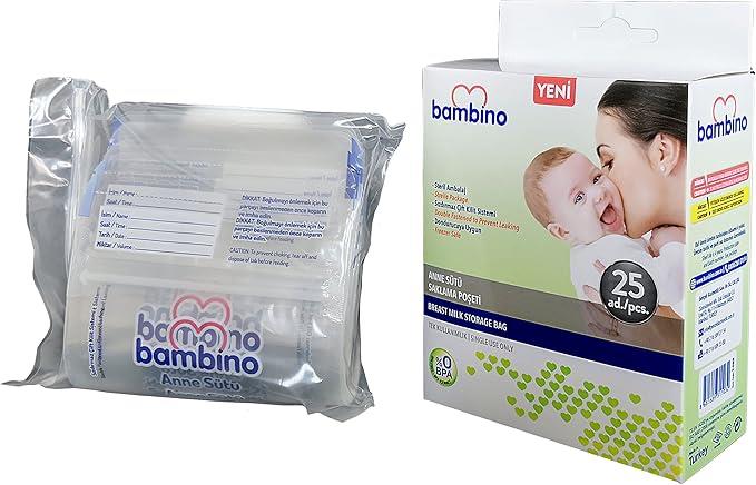 Bambino Anne Sütü Saklama Poşeti