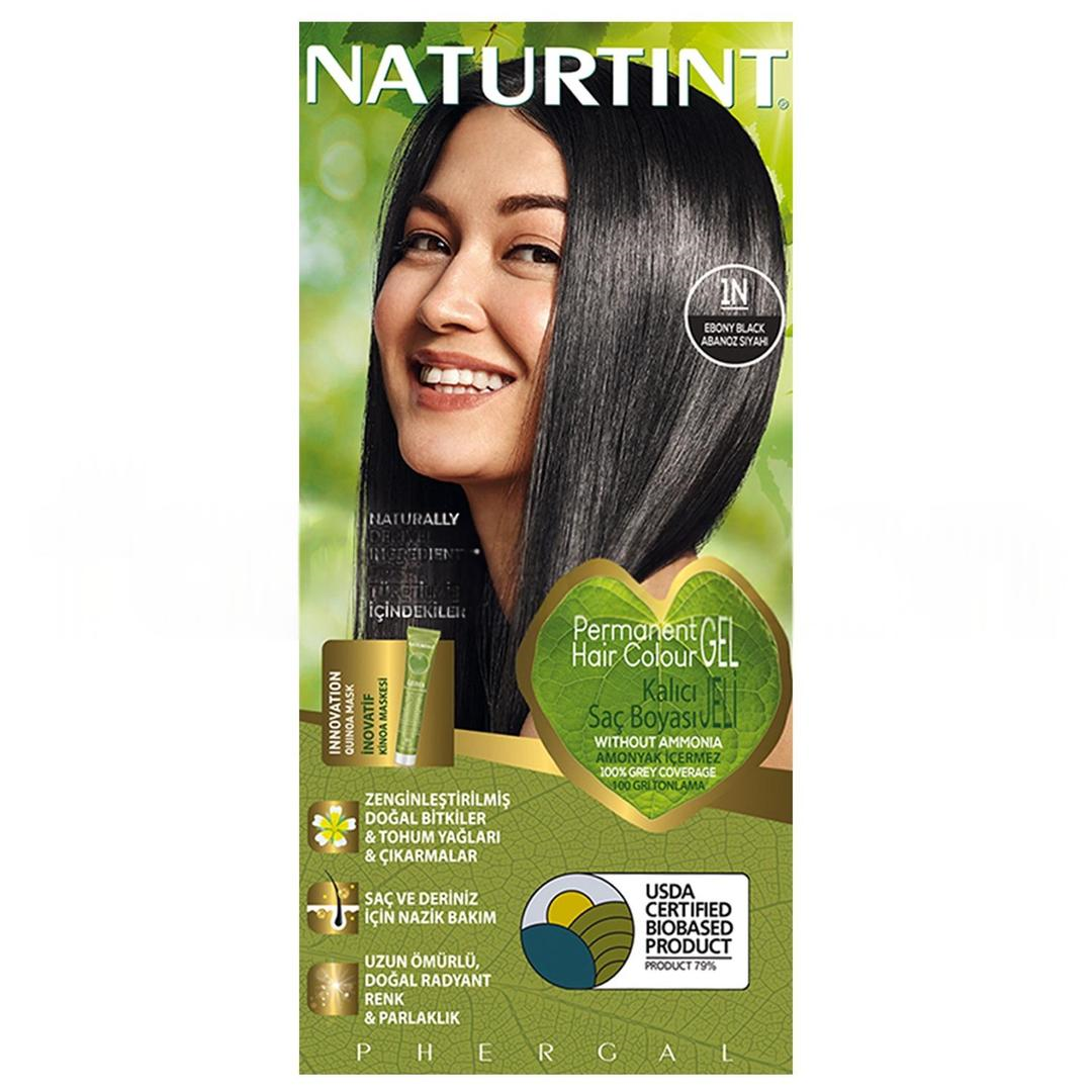 Naturtint 1N Abanoz Siyahı Doğal Saç Boyası 170 ml