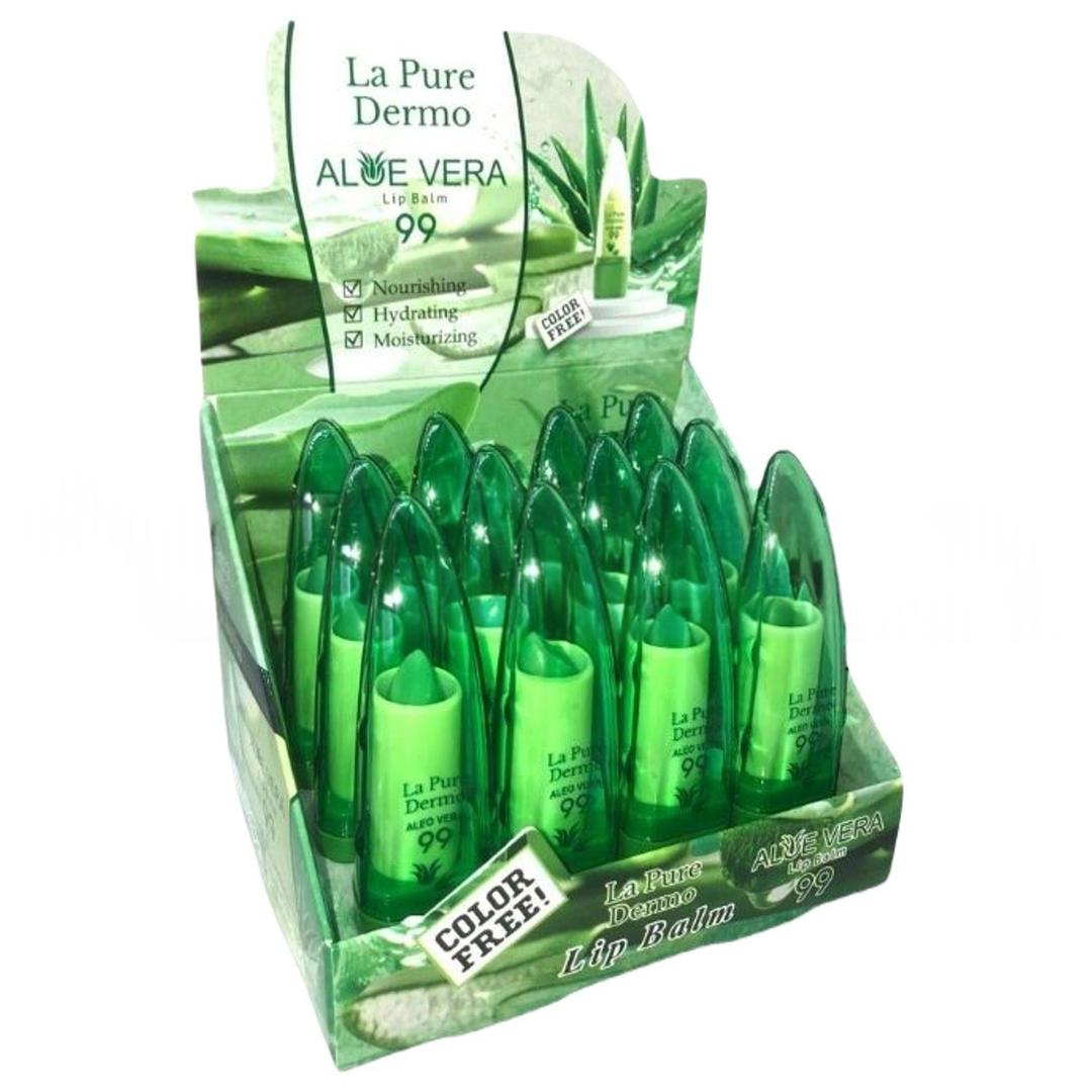 La Pure Dermo %99 Aloe Vera Lip Stick - 12li Stant