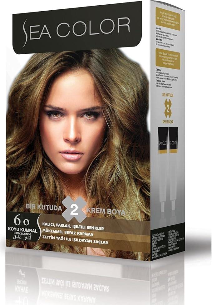 Sea Color 2 Krem 6/0 Koyu Kumral Saç Boyası