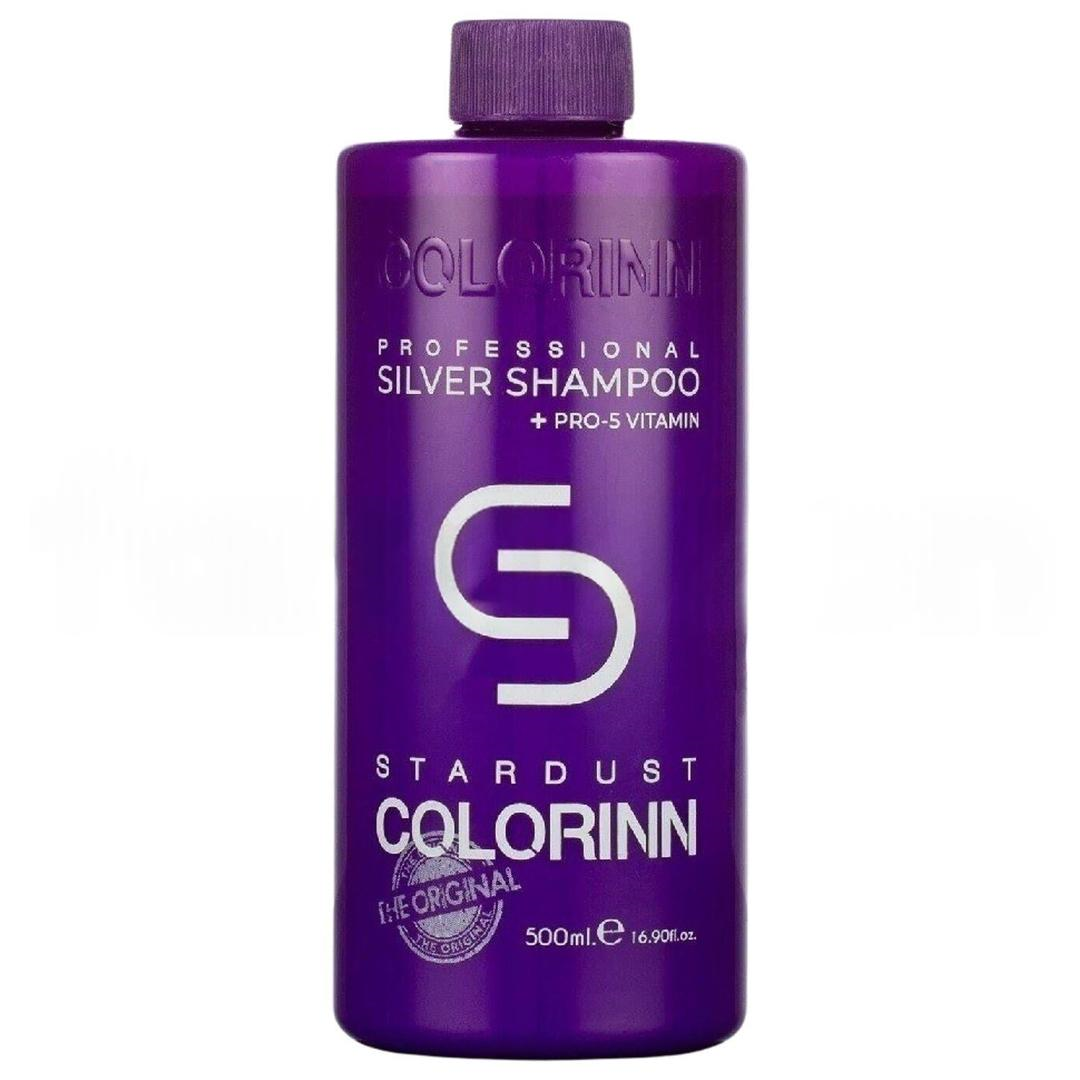 Colorinn Stardust Silver Saç Güçlendirici Mor Şampuan 500 ml