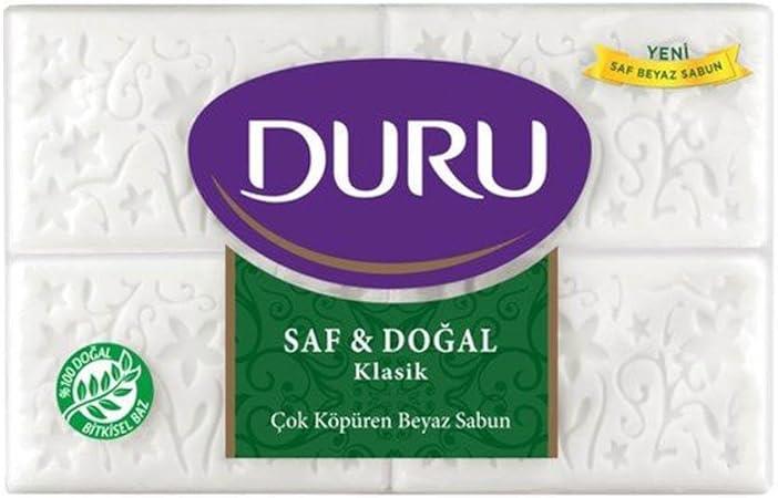 Duru Saf ve Doğal Klasik 4x150 gr Çoklu Paket Beyaz Sabun