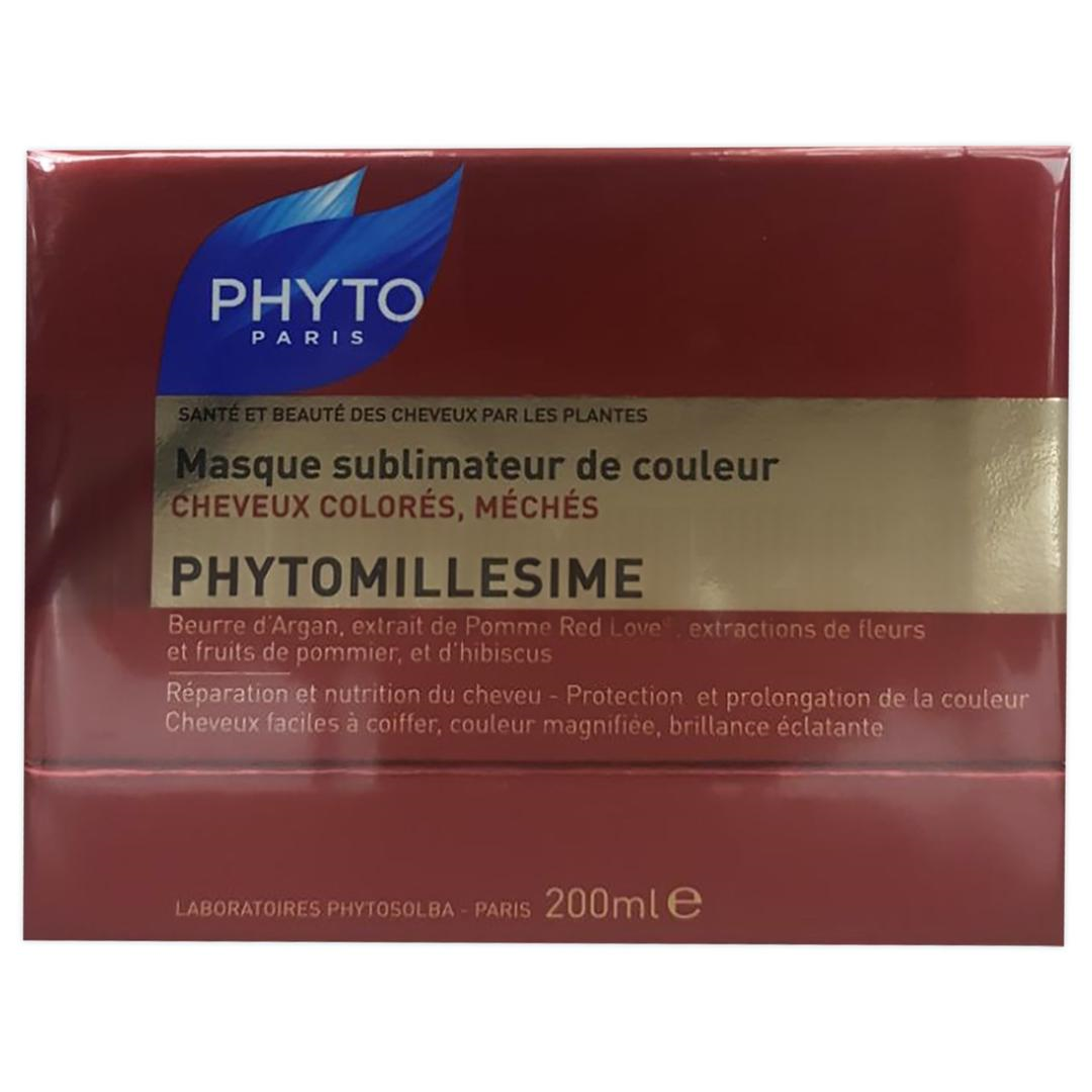 Phyto Phytomillesime Color-Enhancing Mask 200 ml - Boyalı & İşlem Görmüş Saçlar için Renk Canlandırıcı Maske