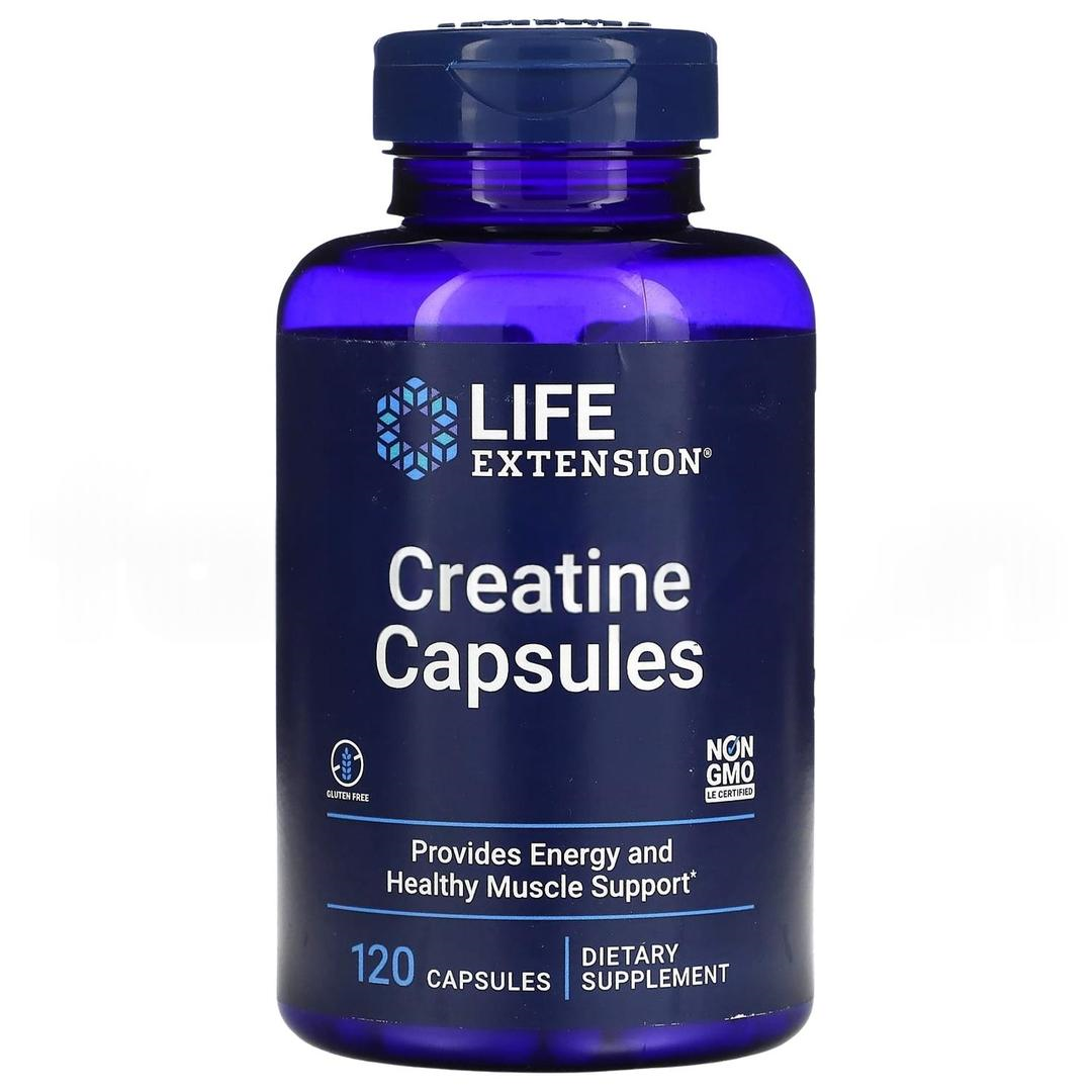 Life Extension Creatine 120 Capsules - İthal