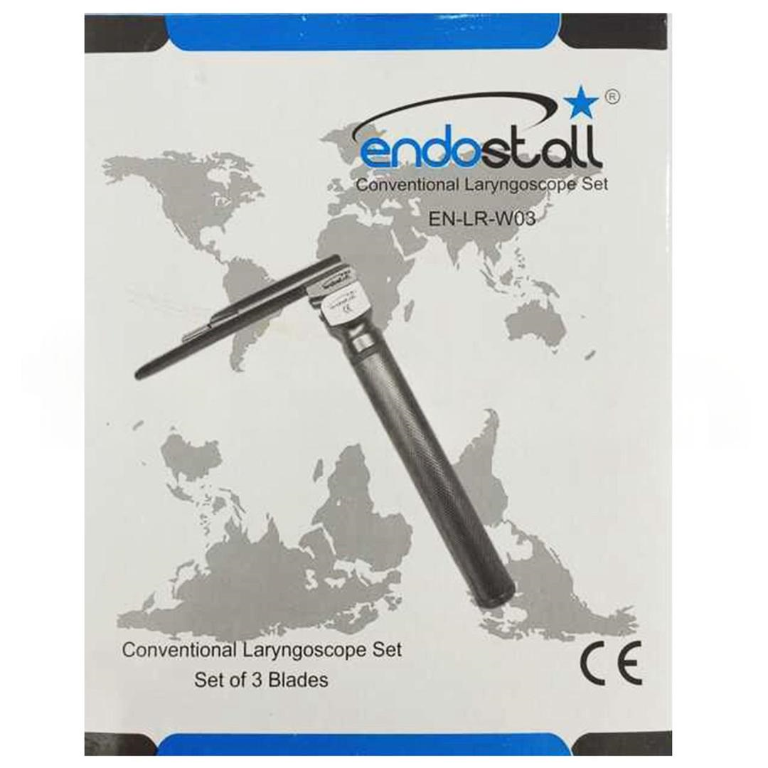 Endostall Laringoskop Set 3 Blade