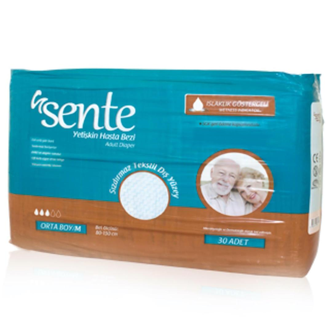 Sente Hasta Bezi Medium 30lu
