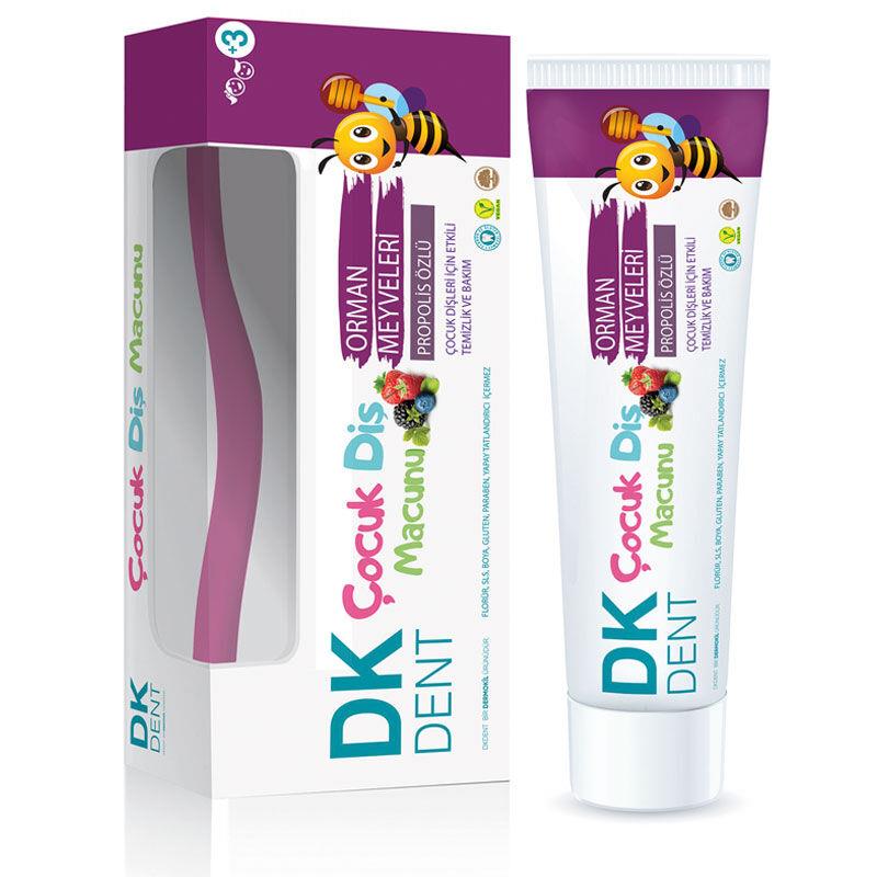 DKDENT ÇOCUK DİŞ MACUNU ORMAN MEYVELERİ PROPOLİS ÖZLÜ 50ML