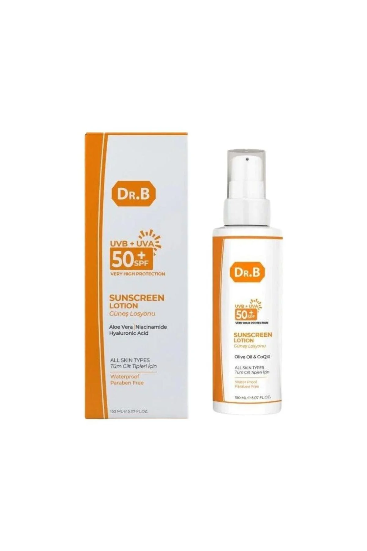 DRB GUNES LOSYONU 50 SPF 150 ML