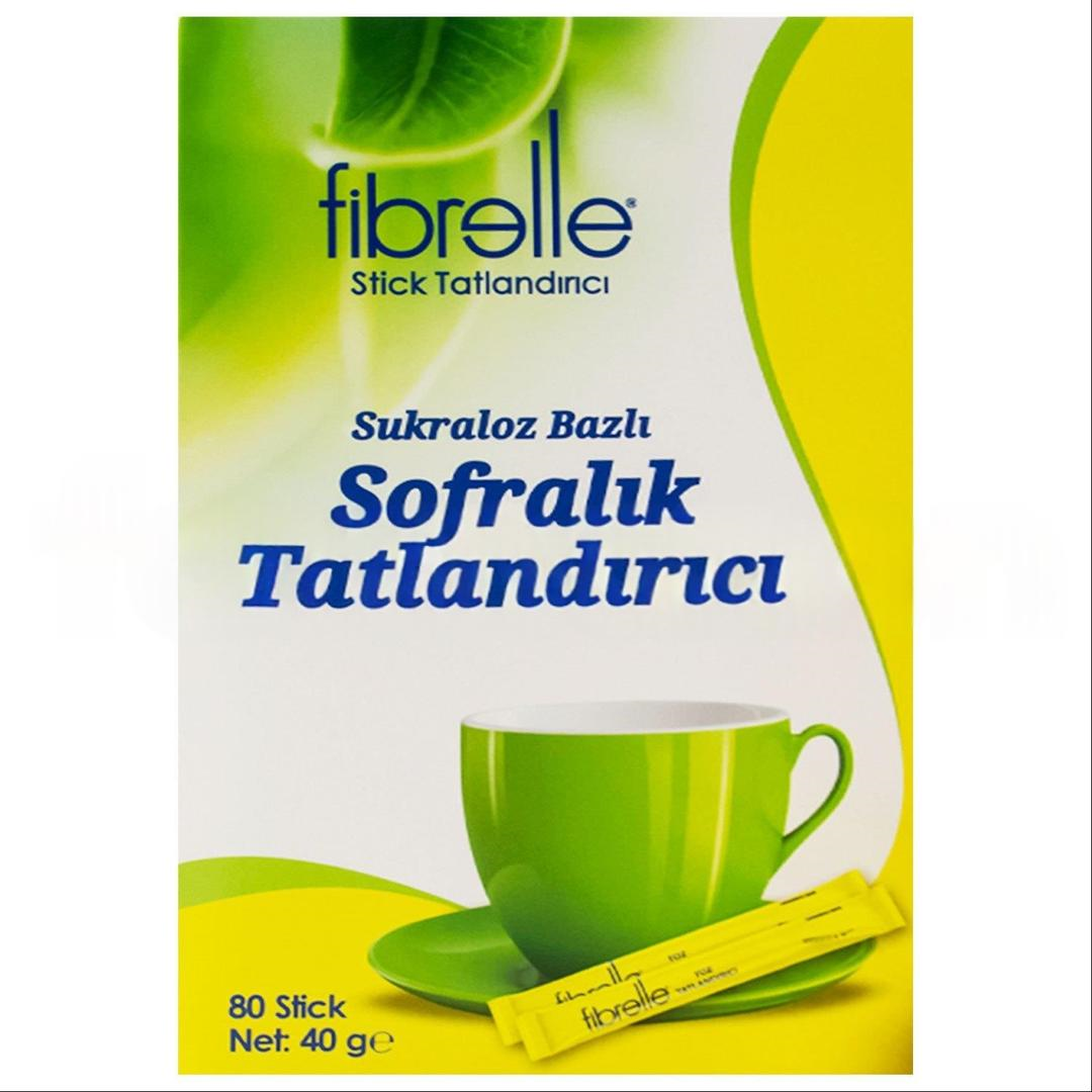 Fibrelle Ultra Plıus Stick Tatlandırıcı 80li
