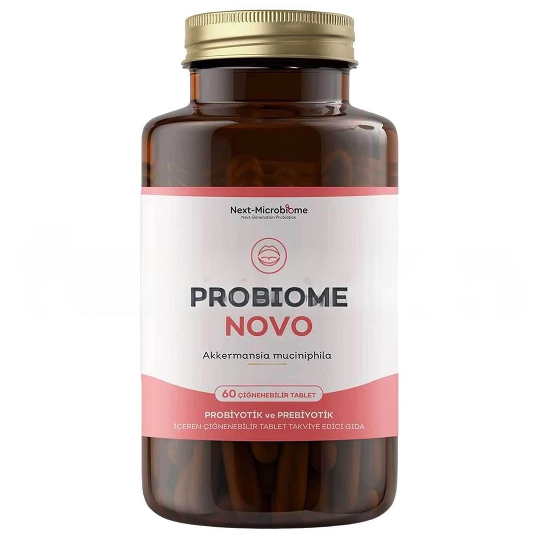 Next-Microbiome Probiome-Novo Probiyotik ve Prebiyotik 60 Çiğnenebilir Tablet