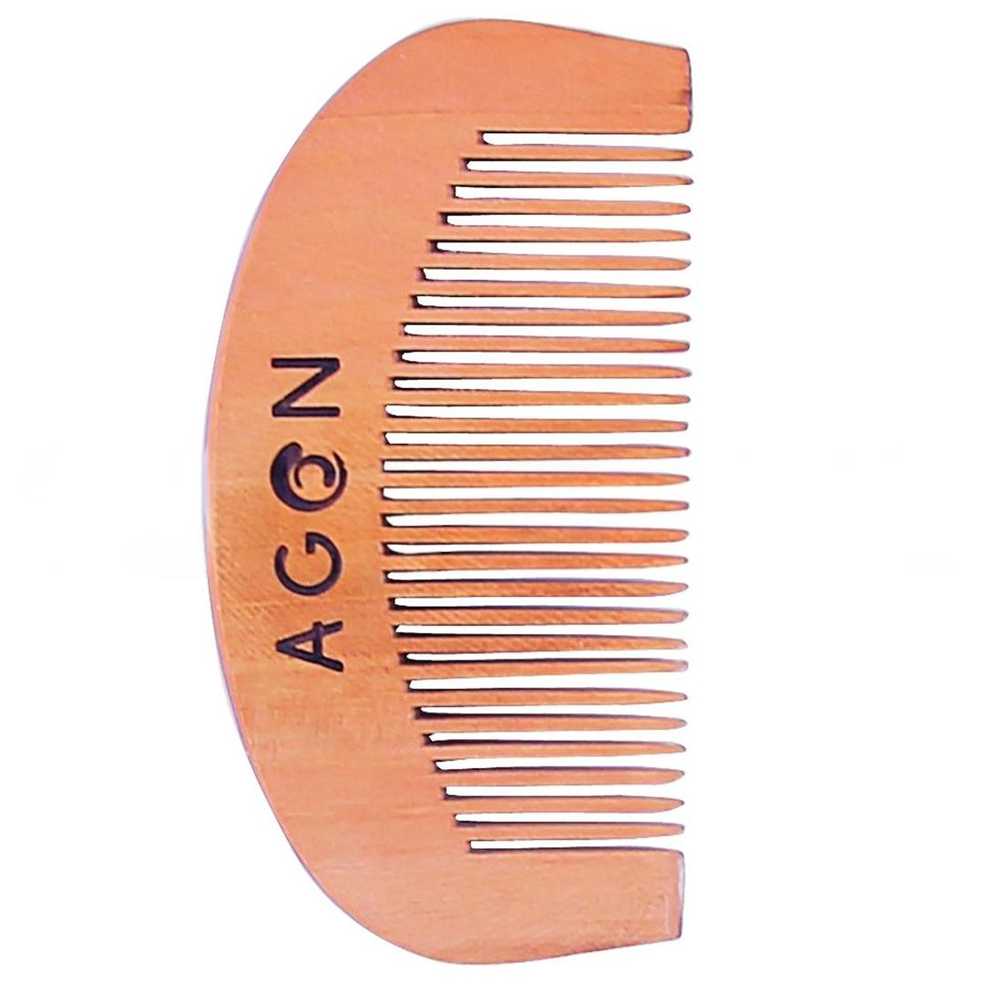 Agon Oval Doğal Ahşap Tarak