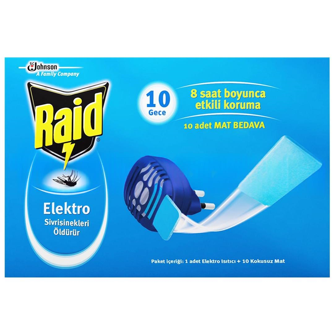 Raid Elektromat Isıtıcı + 10 Mat Bedava