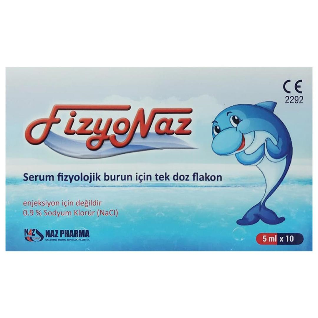 Fizyonaz Serum Fizyolojik 5 ml 10 Flakon