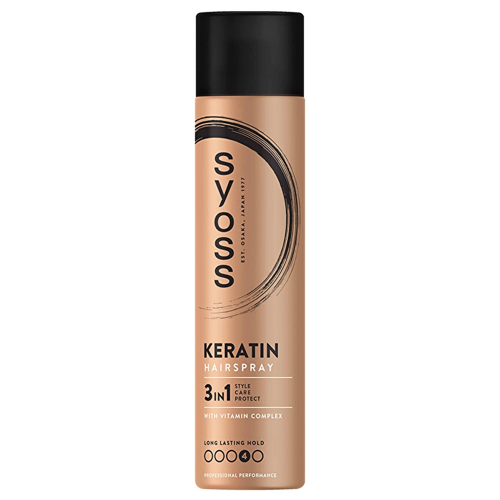 Syoss Keratin 400 ml Güçlü Tutuş Saç Spreyi