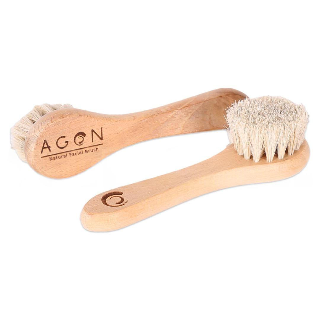 Agon Doğal At Kılı Yüz Bakım Fırçası