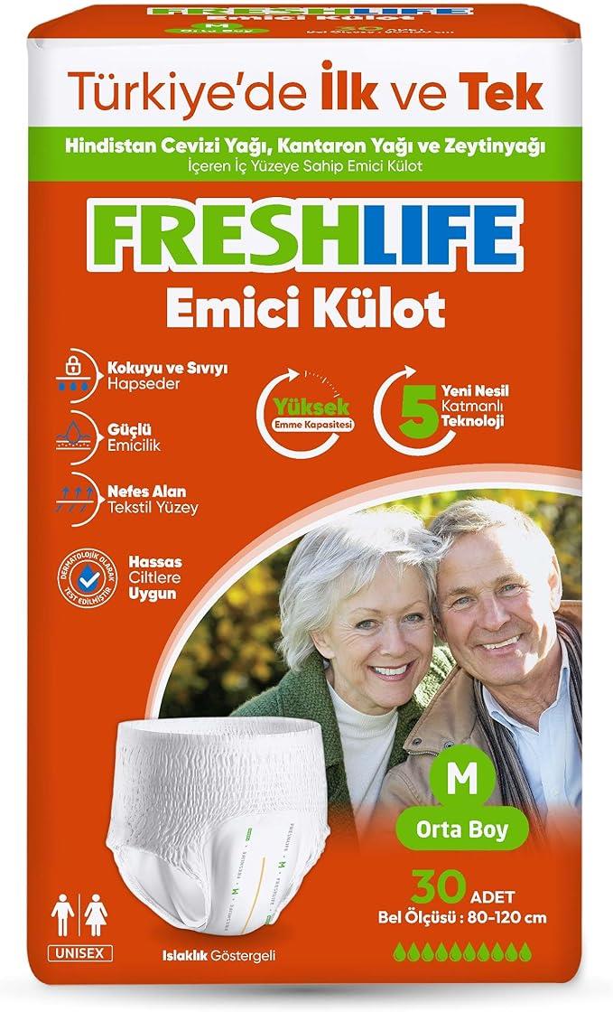 Freshlife Emici Külot Medium 30 Adet Hasta Bezi