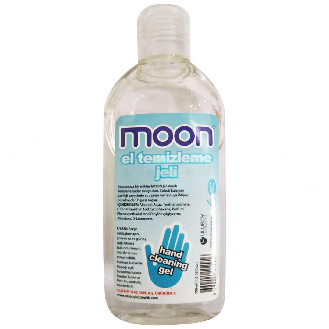 Moon El Temizleme Jeli 100 ml (Biyosidal Ruhsatlı)