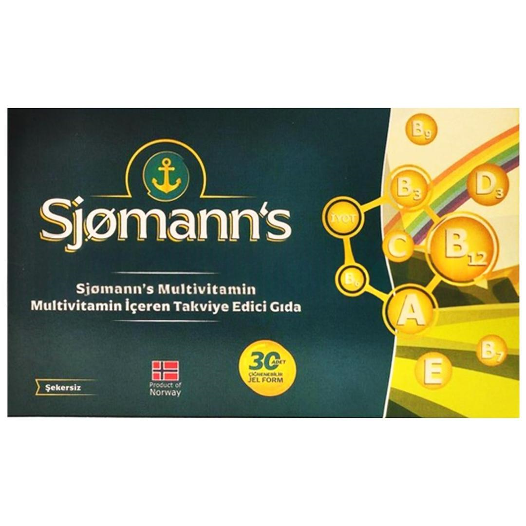 Sjomanns Multivitamin Çiğnenebilir Jel 30 Tablet - Eski Ambalaj