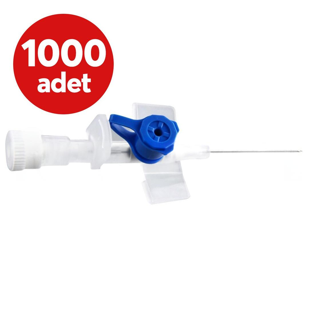 Mediflon Anjiokat & Kanül Mavi 1000 Adet