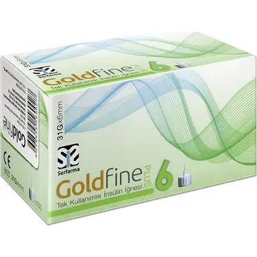 INS GOLDFINE PLUS 6 MM 100 AD