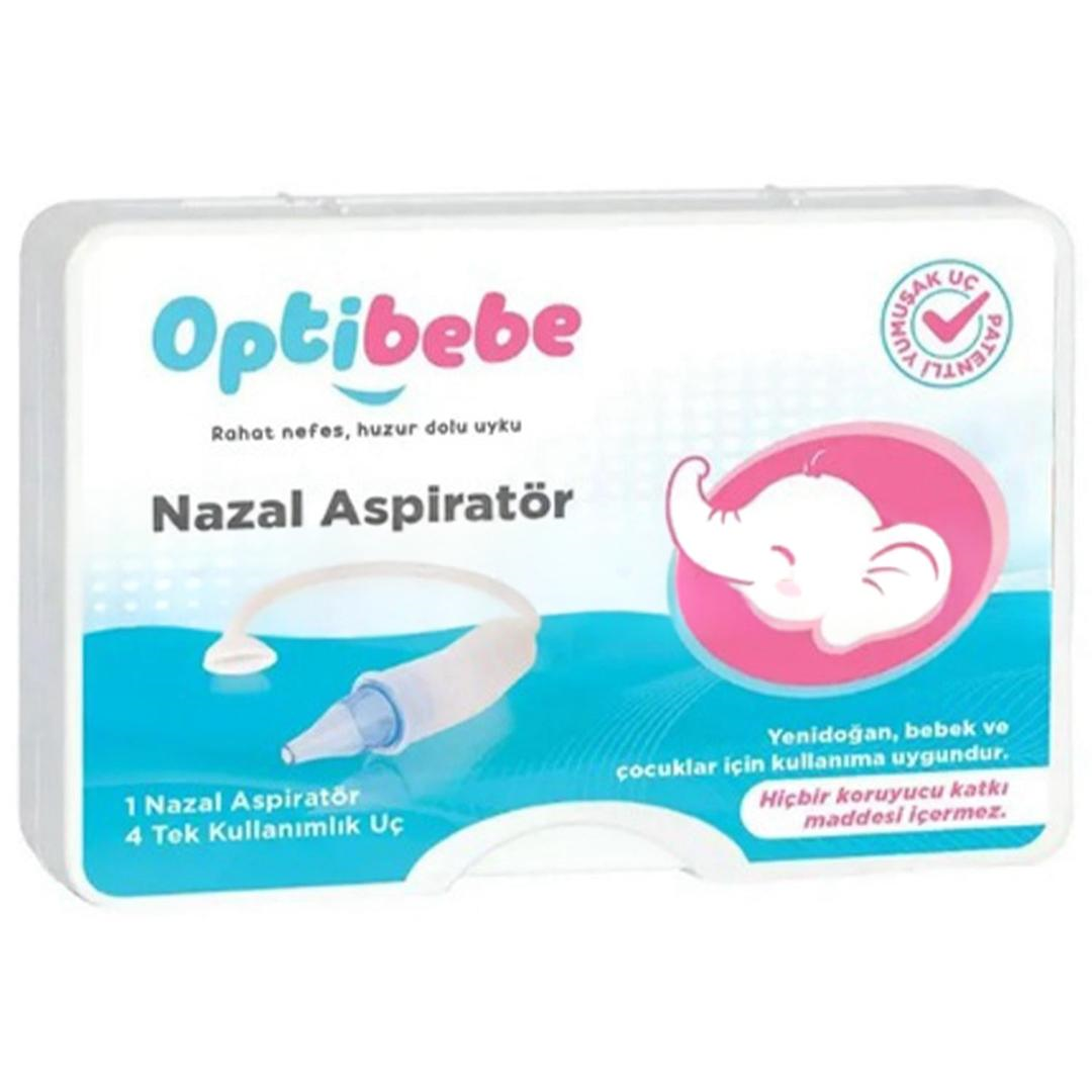 Optibebe Yumuşak Uçlu Nazal Aspiratör + 4 Uç Hediyeli
